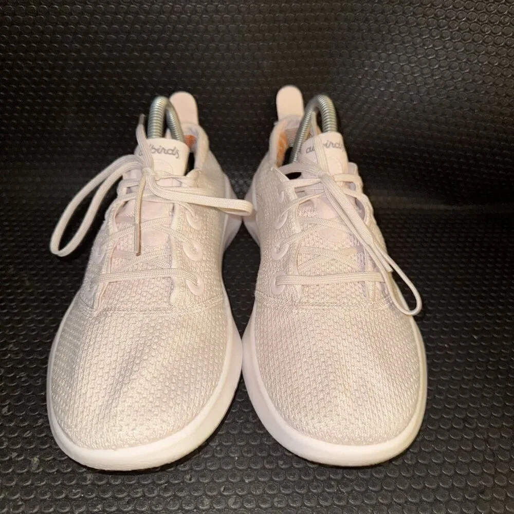 AllBirds Tree Runners SLTR Lace Up Light Pink Sneakers Shoes Women’s Size 10